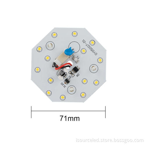 Warm light 5w-24w led bulb dob module